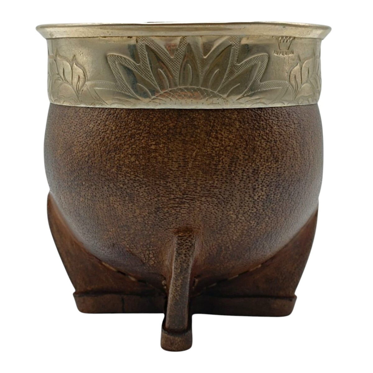 Mate Imperial labrado con apliques en bronce - ALPACA - 02 - marrónuniforme 