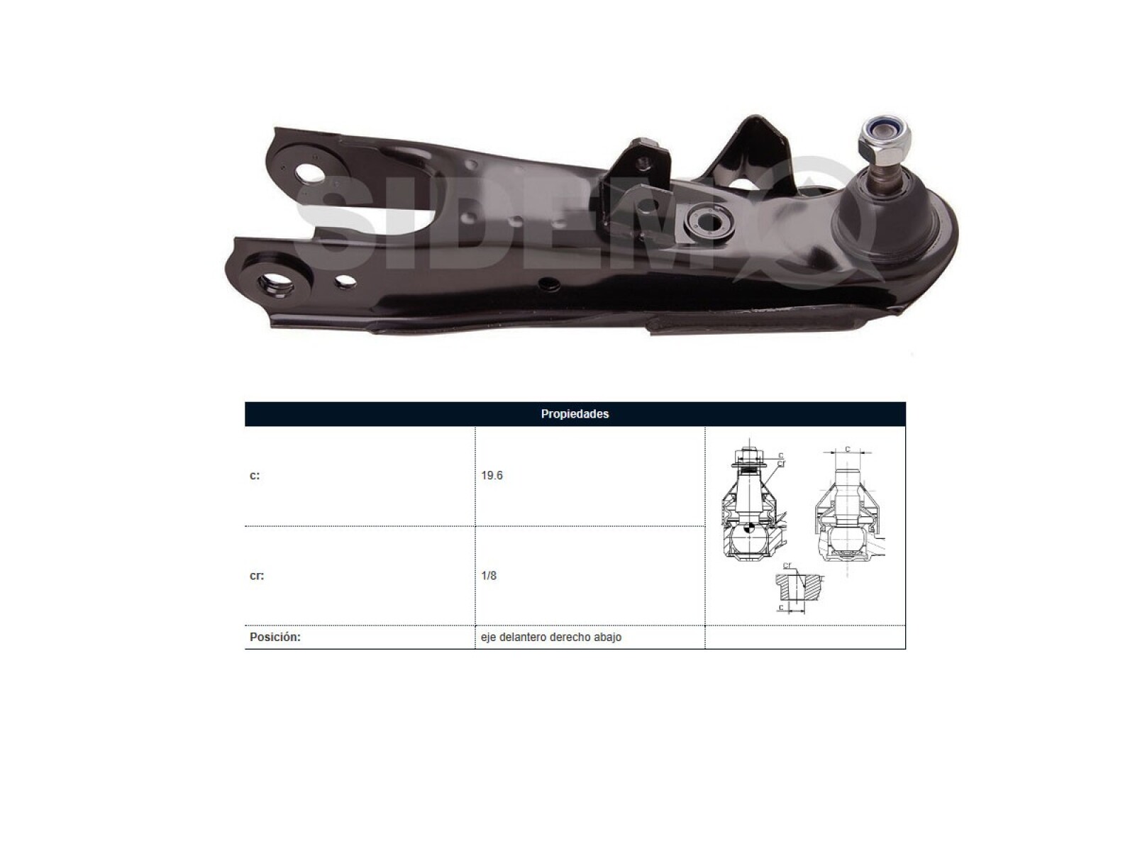 Parilla De Suspension Delantera Nissan D22 96-25 Der 