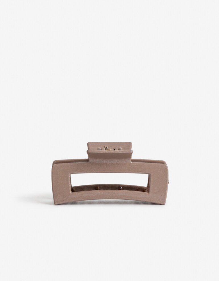 Broche Acrilico Broche Acrílico Rectangular - Rosa Viejo