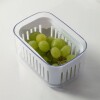 Organizador de heladera con Cesta transparente 0,65 Lts OU Organizador De Heladera Con Cesta Transparente 0,65 Lts Ou