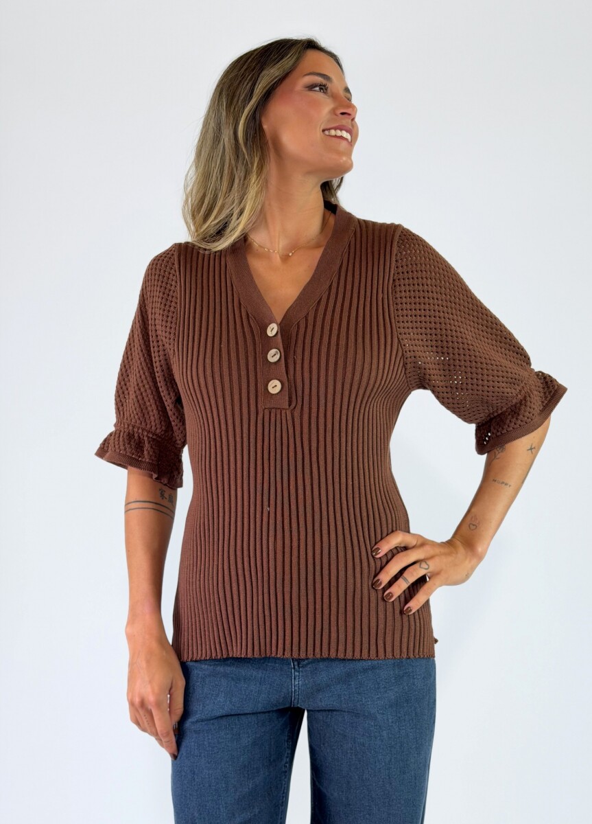 TOP NORONHA - MARRON 