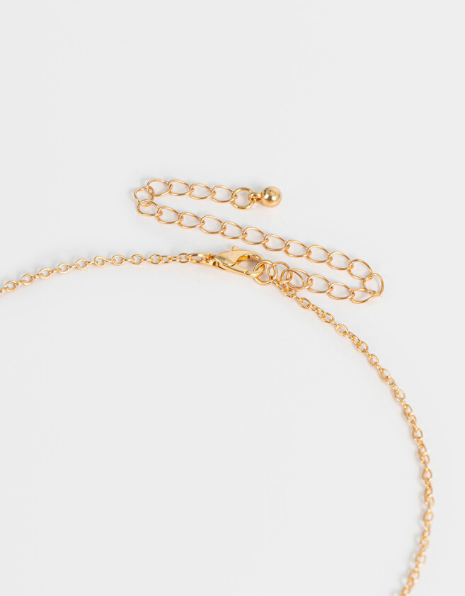 Cadena Corta con Dije Frutas Cadena Corta Con Dije De Fruta - Dorado