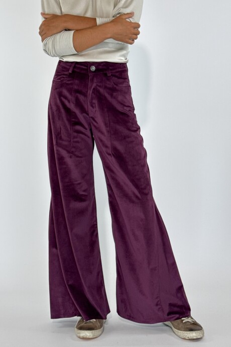 PANTALON ADELE Bordeaux