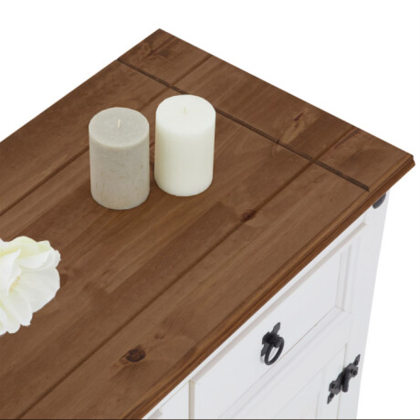 Aparador 2+2 Linea Naturale Blanco/Roble