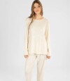 Pijama velour estrellas Marfil