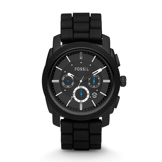 Reloj FOSSIL MACHINE Silicona Negro Esfera 45mm 0