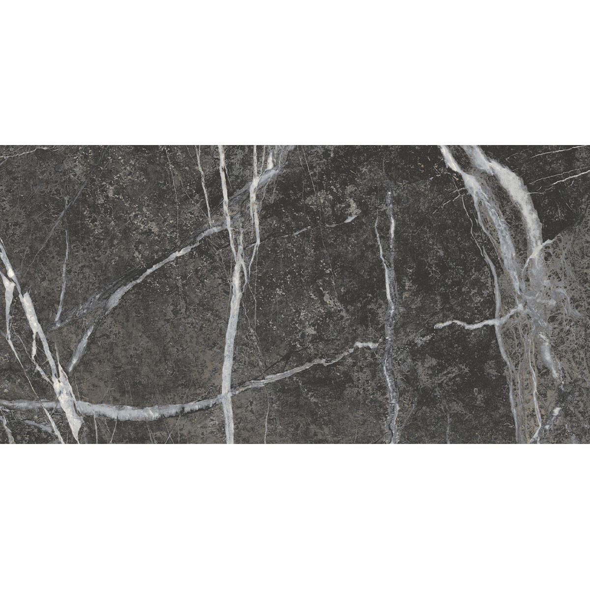 Ceramica Revestimiento Rectangular 62X119 Pulido Negro 