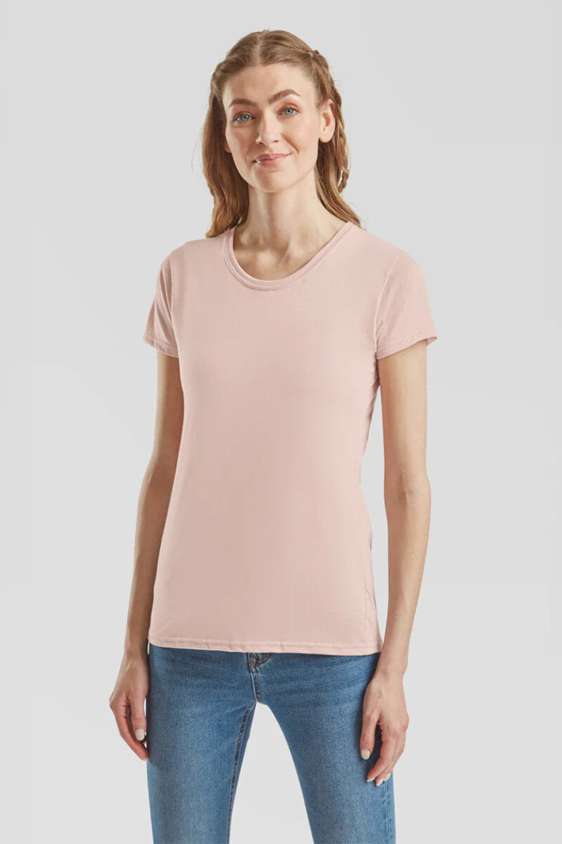 Remera cuello redondo ICONIC 150 ROSA PASTEL