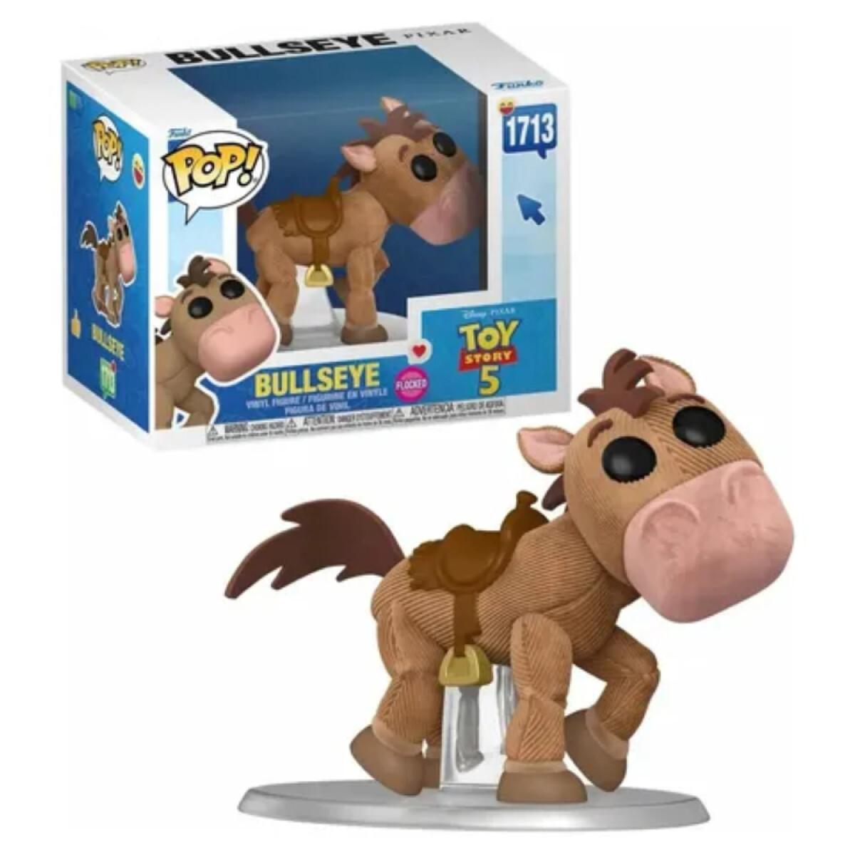 Bullseye Tiro Al Blanco - Toy Story Disney (Flocked) - 1713 