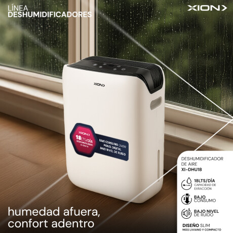 deshumidificador de aire 18Lts COLOR UNICO