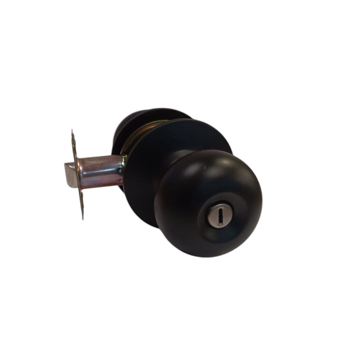 POMO DE PUERTA C/LLAVE REDONDO NEGRO Pomo De Puerta C/llave Redondo Negro