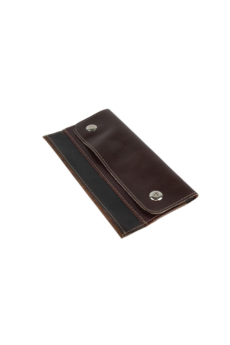 Organizador de Cuero Premium con Cierre Magnético Doble Organizador de Cuero Premium con Cierre Magnético Doble