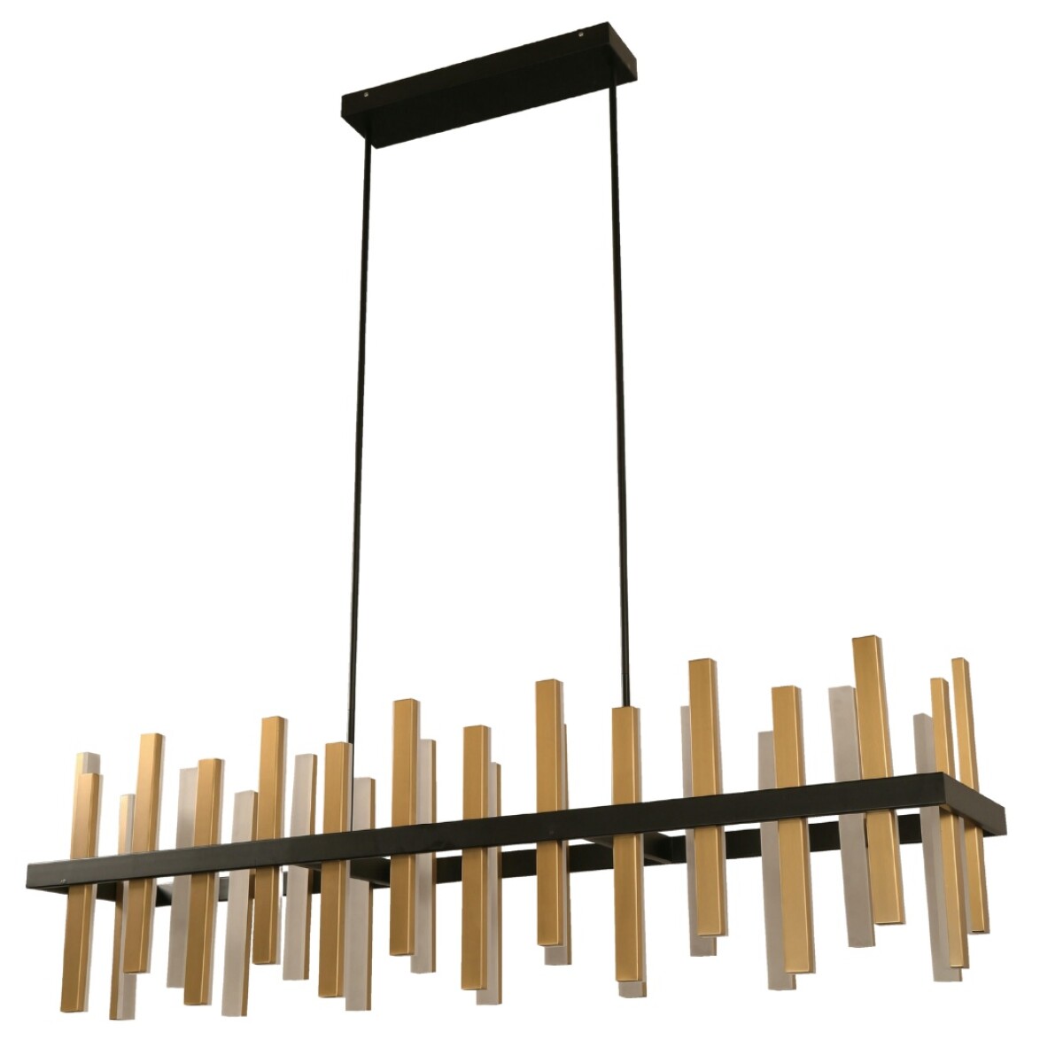 COLGANTE LED BARANDA 1L 90W 3000K NEGRO 