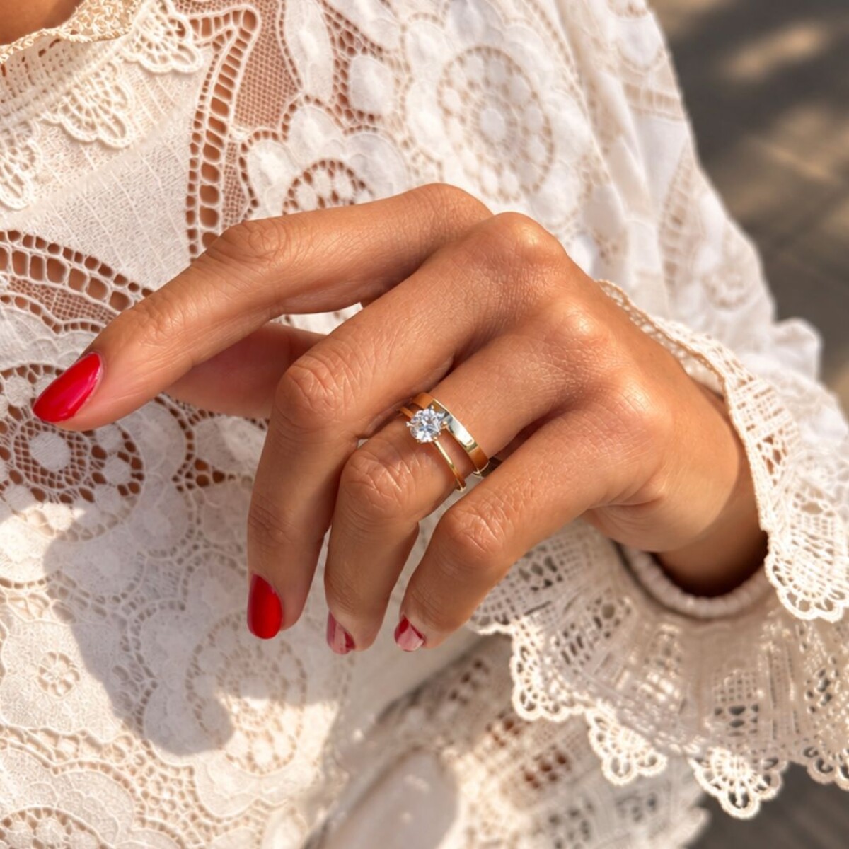 Anillo Venecia - Oro 10k 