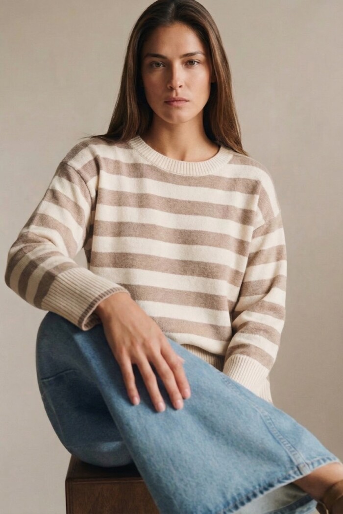 Sweater Rayado Mocha