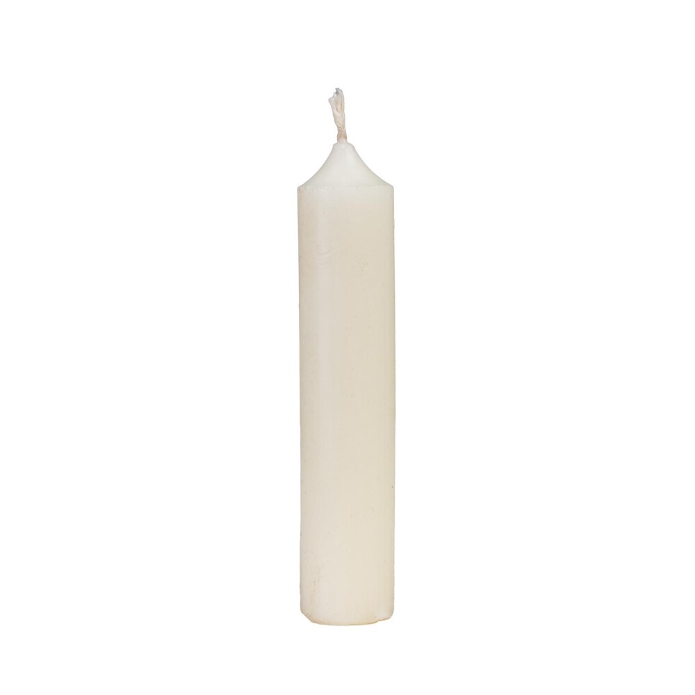 VELA PARAFINA NATURAL-BEIGE CORTA