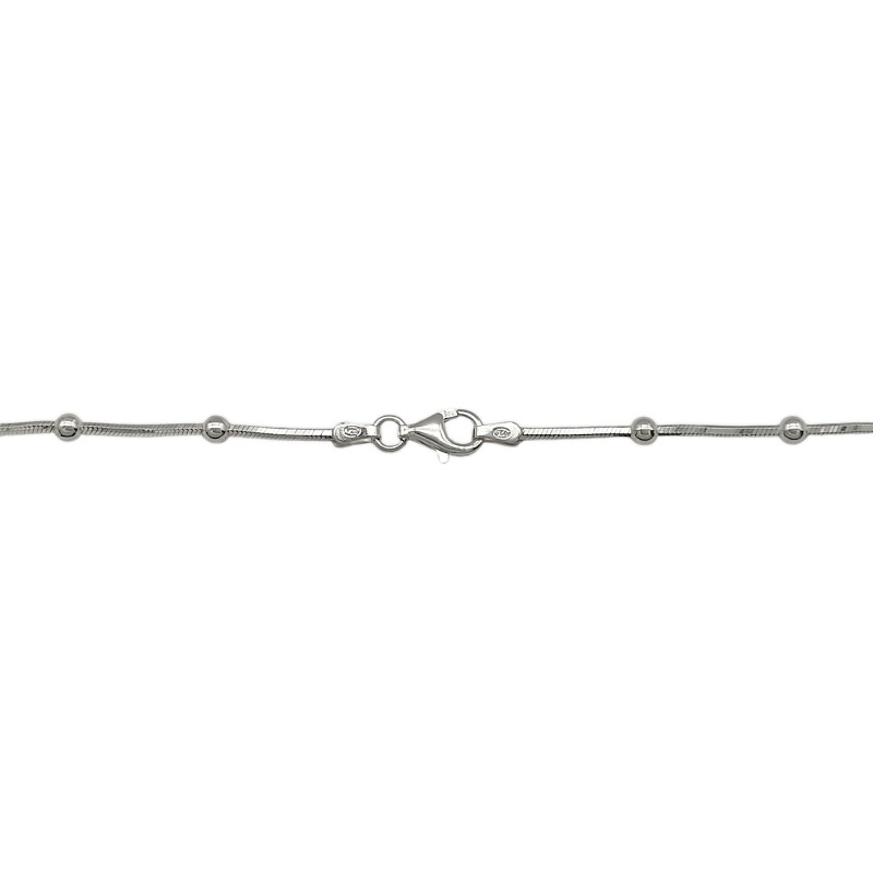 Cadena Bolitas-Plata 925-Sin Piedra-CD3032 sinpiedra