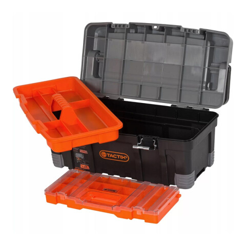 Caja herramienta 22" organizador y mango aluminio TT0292