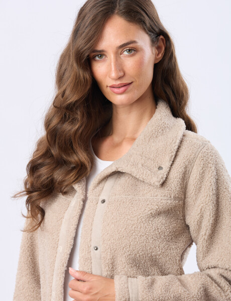 CAMPERA DE SHERPA Beige