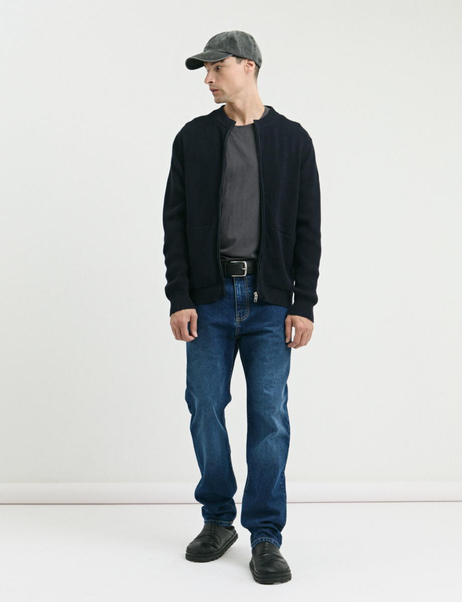 080687 PANTALON HARRINGTON LABEL Azul