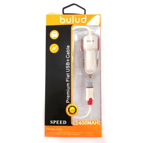 Cargador Bulud 12v 2,4a Micro Usb + 1 Usb Cargador Bulud 12v 2,4a Micro Usb + 1 Usb