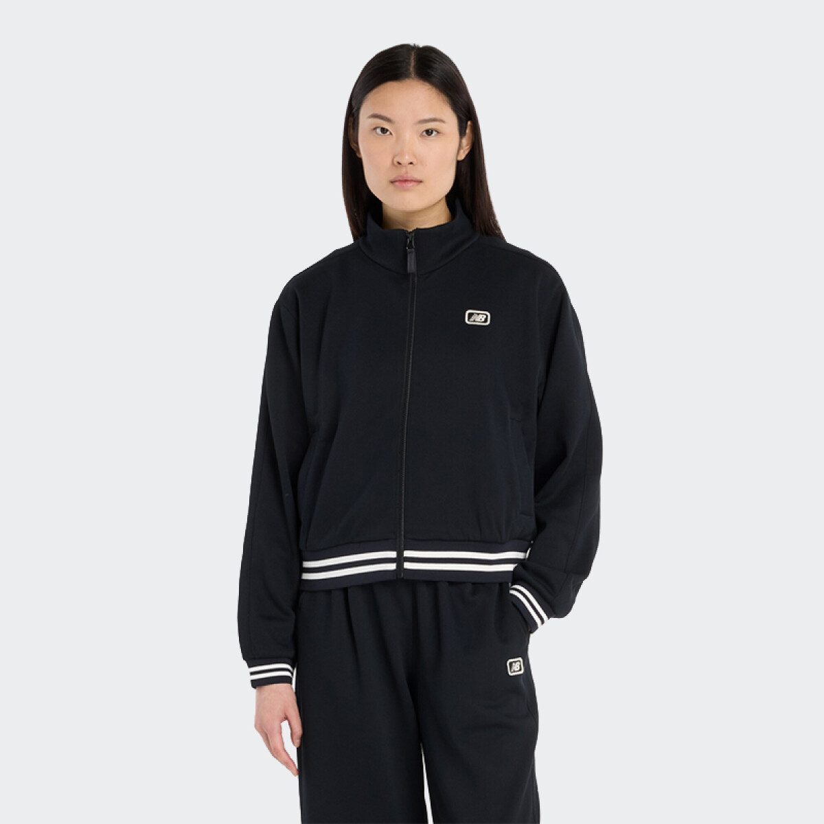 Campera New Balance Track Jacket - Negro 