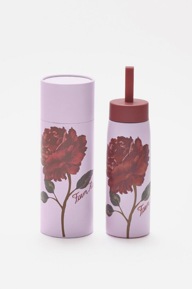 BOTELLA FLOR Rosa