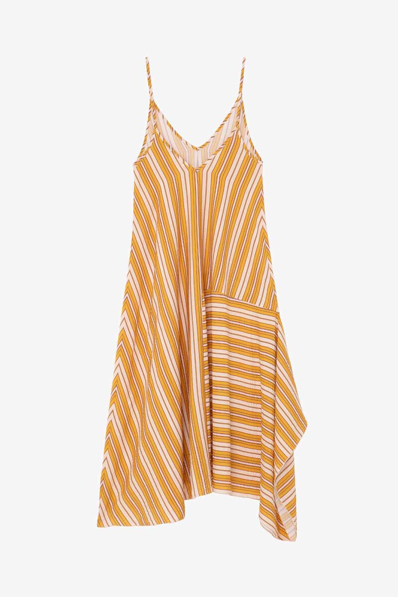 VESTIDO PRINT Amarillo