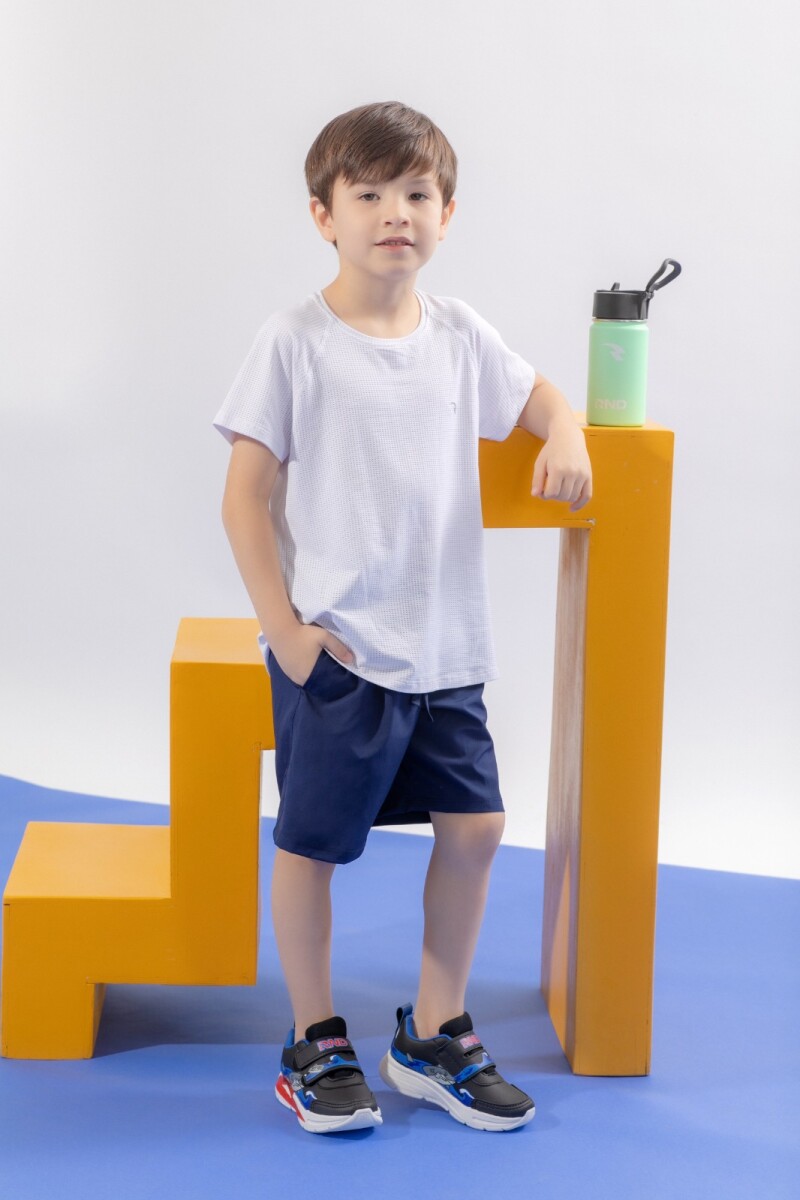 Short de Moleton. - AZUL MARINO 