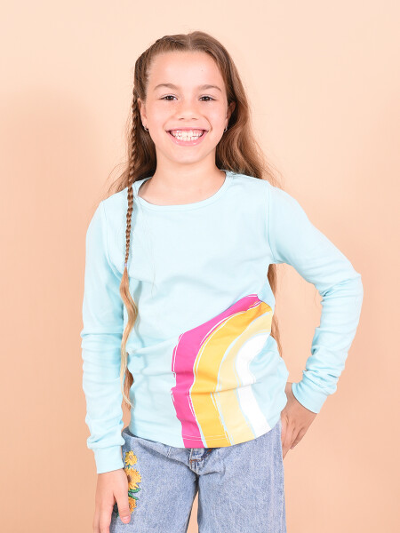 REMERA CANDY AQUA