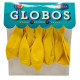 Globos X10 Tamaño R12 Amarillo