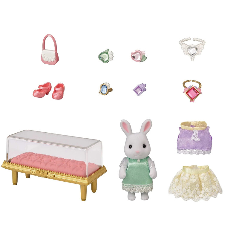 Muñeca Conejita Moda Gemas Colección Sylvanian Families Muñeca Conejita Moda Gemas Colección Sylvanian Families
