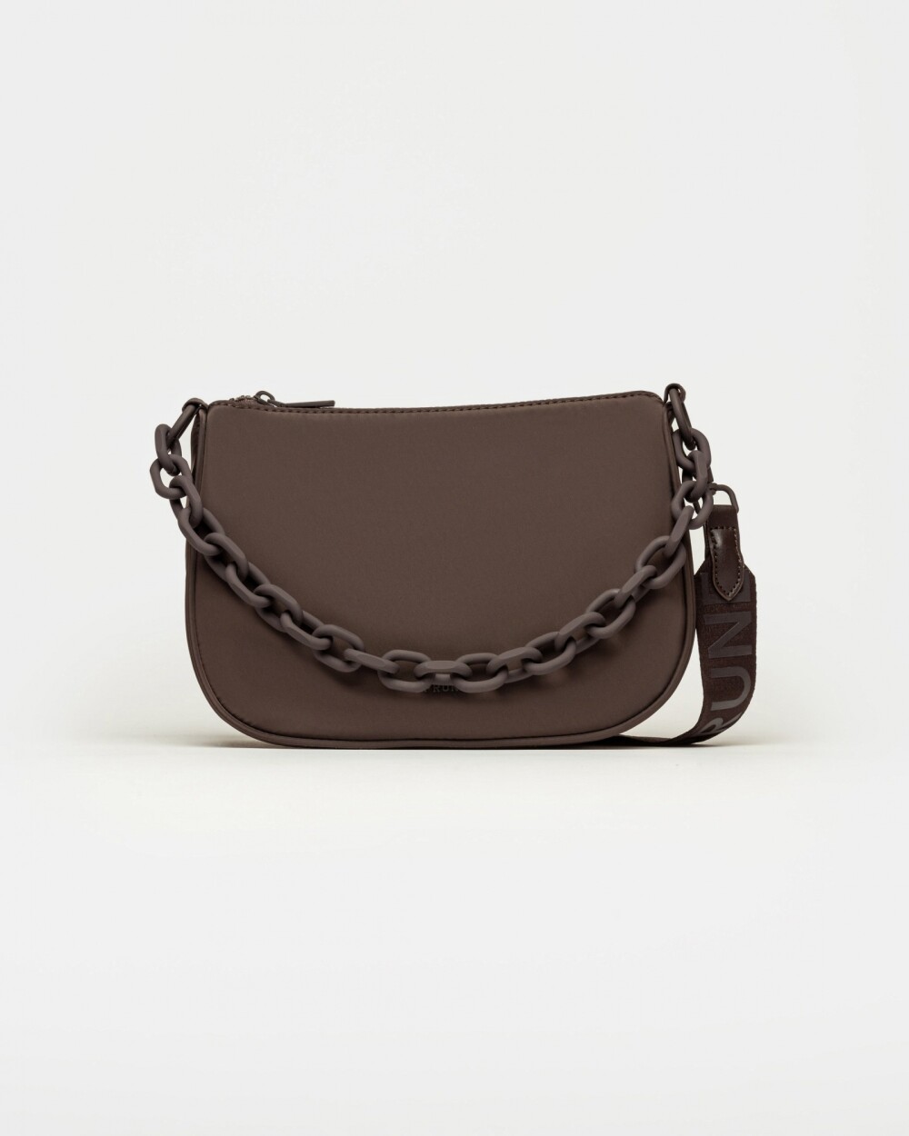 Cartera al Hombro Match en Nylon Marron