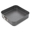 Molde Desmontable Cuadrado Antiadherente para Tortas 26x6cm Molde Desmontable Cuadrado Antiadherente para Tortas 26x6cm