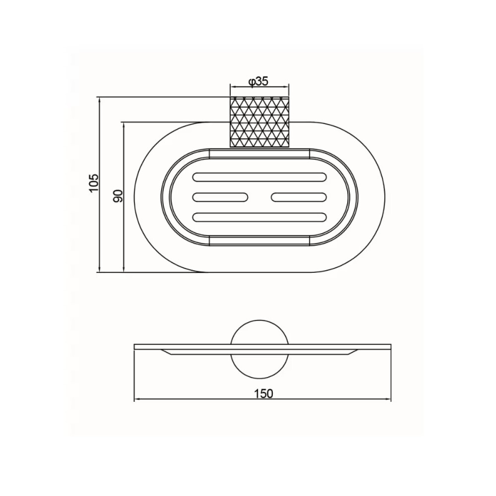 Jabonera SIGNATURE grafito Jabonera Signature Grafito