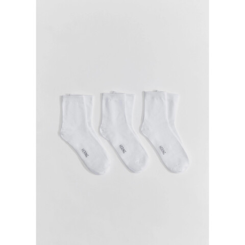 KIT COM 3 PARES MEIAS UNISSEX 1ASN