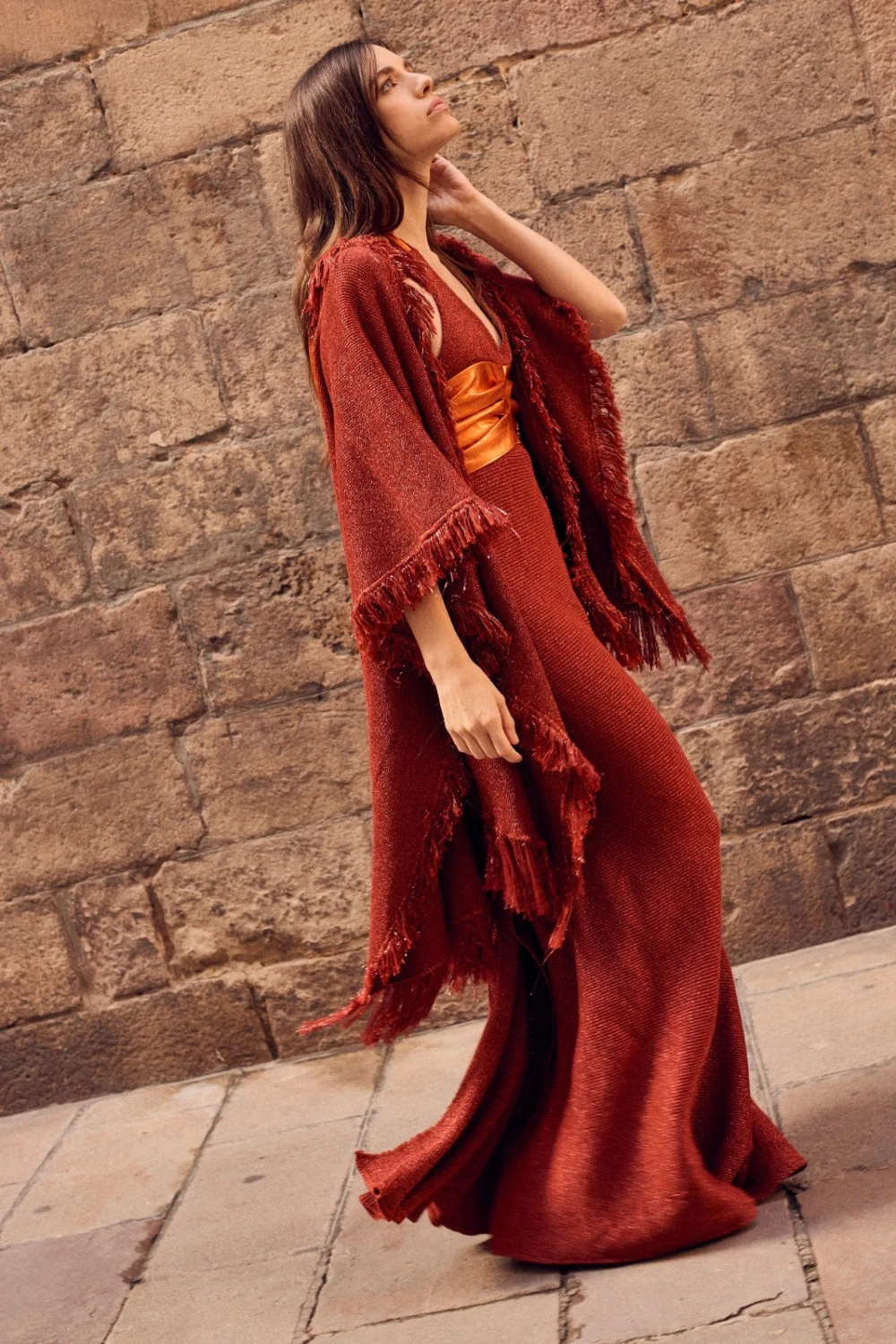 Goddess dress naranja n/a