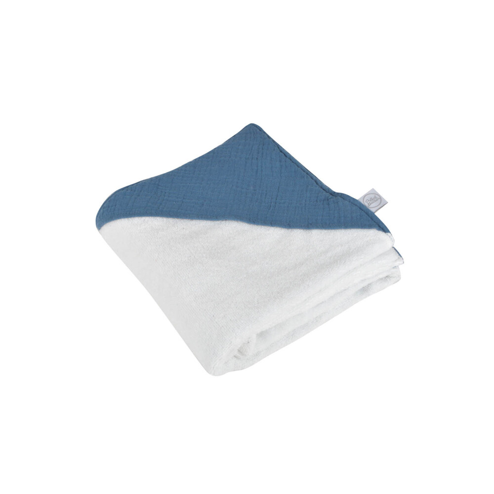 CAPA DE BAÑO ALGODON AZUL BEBÉ DOUCEUR NAVY