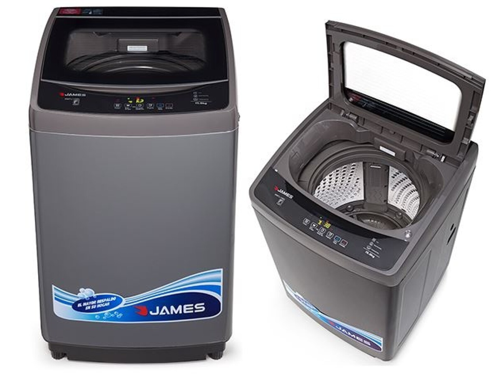 LAVARROPA JAMES LR WMTJ 1580 N 15 Kg.GRIS - Sin color 