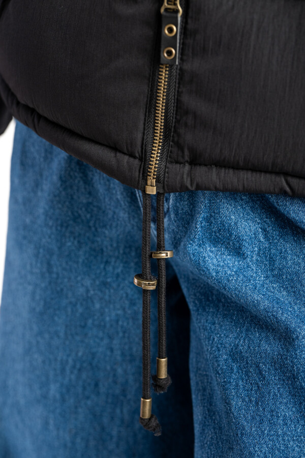 Campera Capitoneada Negro