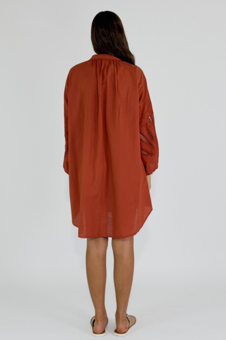 VESTIDO PORTOFINO Ladrillo