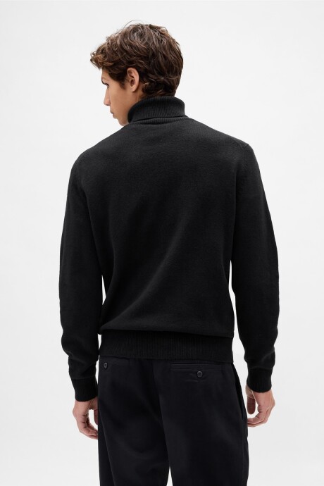 Buzo Polera Cashsoft Hombre True Black V2