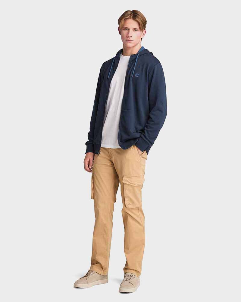 Hoodie Chest Logo Full-zip LB Hombre 3725