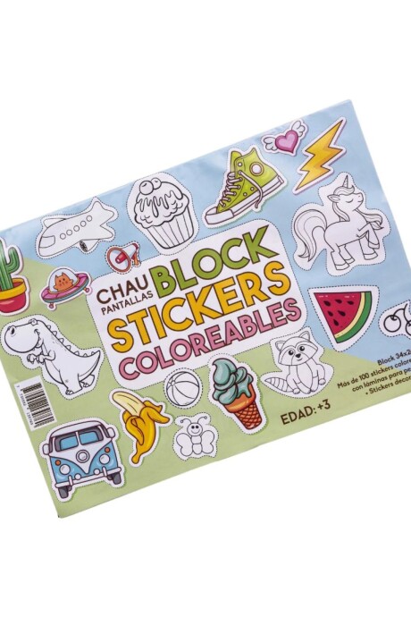 BLOCK STICKER COLOREABLES BLOCK STICKER COLOREABLES
