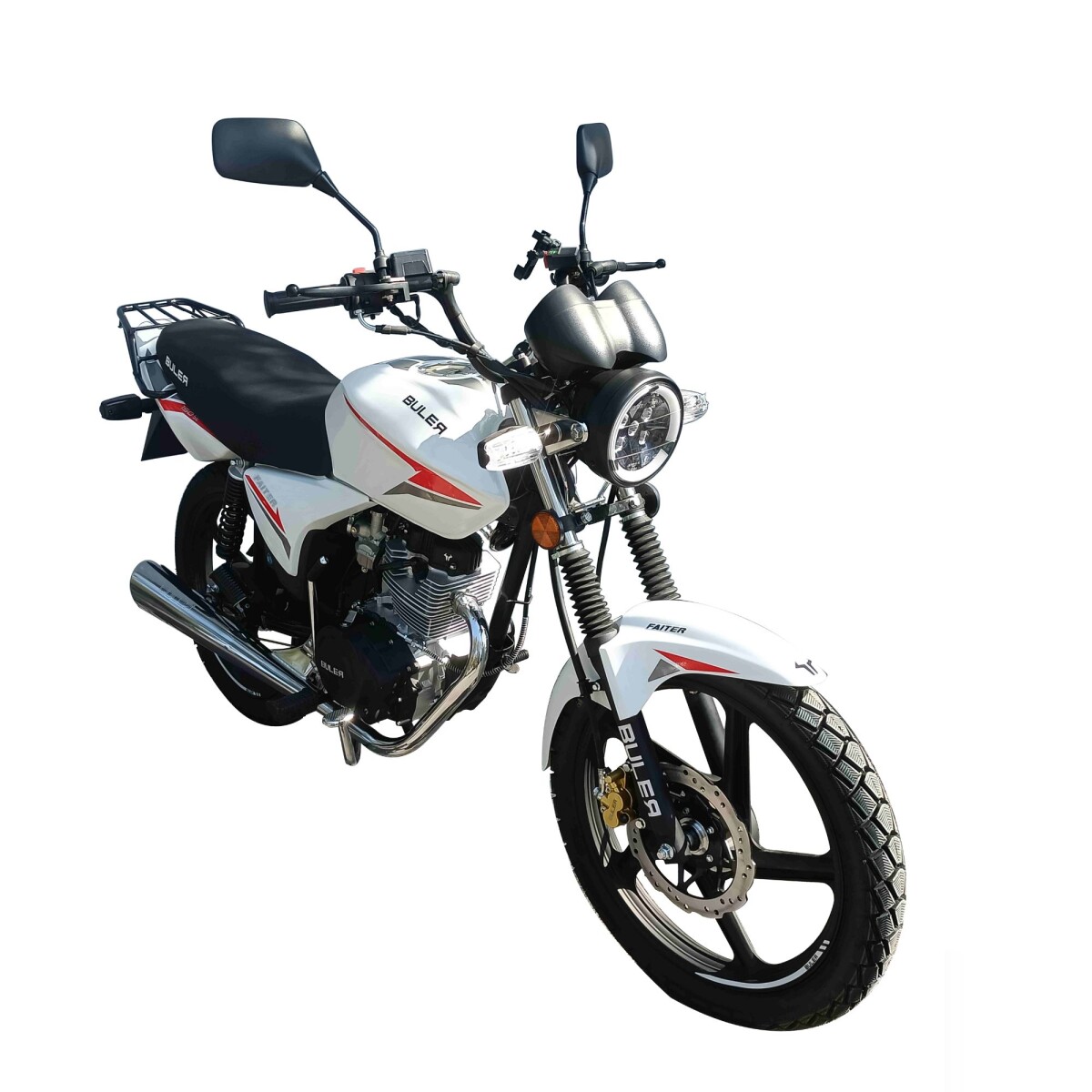 Motocicleta Buler Faiter 150cc - Aleación Blanco 