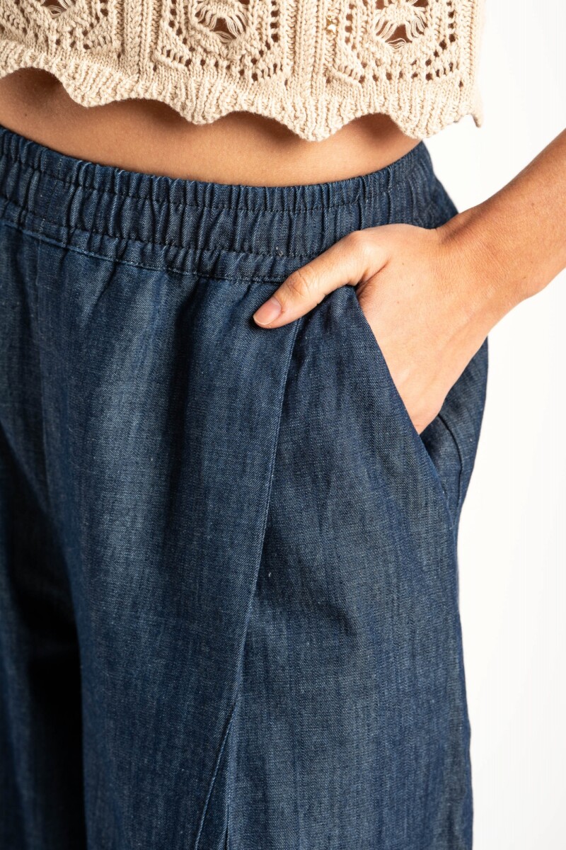 Jean Wide Leg Balloon Denim