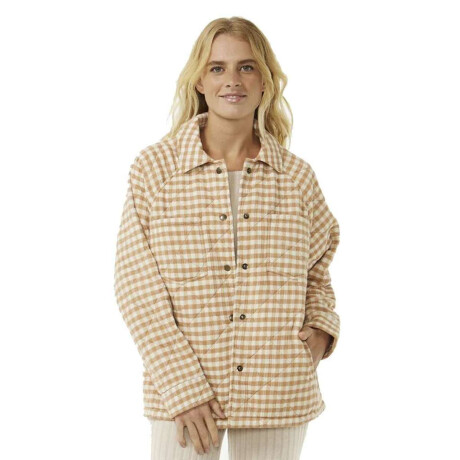 Campera Rip Curl Premium Quilted Check Jacket Cuadros