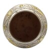 Mate torpedo linea Bresciani - Plata y oro - MTTO40 Marrónuniforme