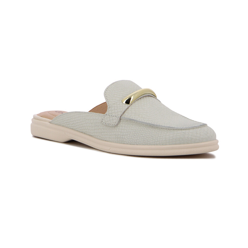 Zuecos Mujer Comfortflex Suela Baja Natural