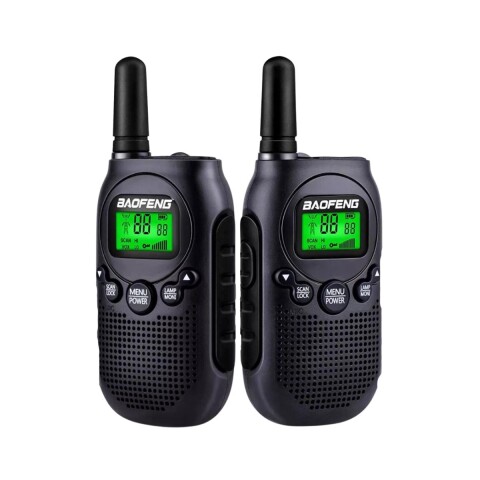 Par X2 Handies Walkie Talkies Radio Transmisores Handy Baofeng Bf T6 Color Negro Par X2 Handies Walkie Talkies Radio Transmisores Handy Baofeng Bf T6 Color Negro
